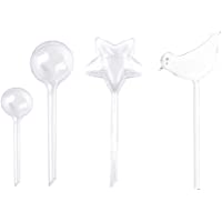 Paquete de 4 Globos de riego automático- Transparente- riego de Plantas para Interior y Exterior- riego de Plantas…
